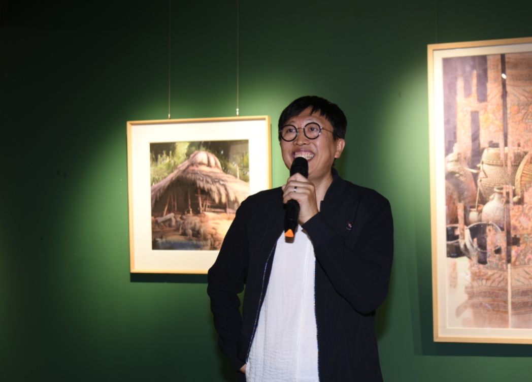 迹象• 黎锦—赵福才水彩画作品迎新展开幕