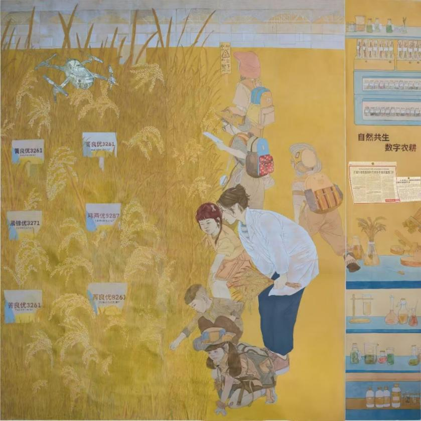 我院两件作品入选第三届全国大学生美术作品展