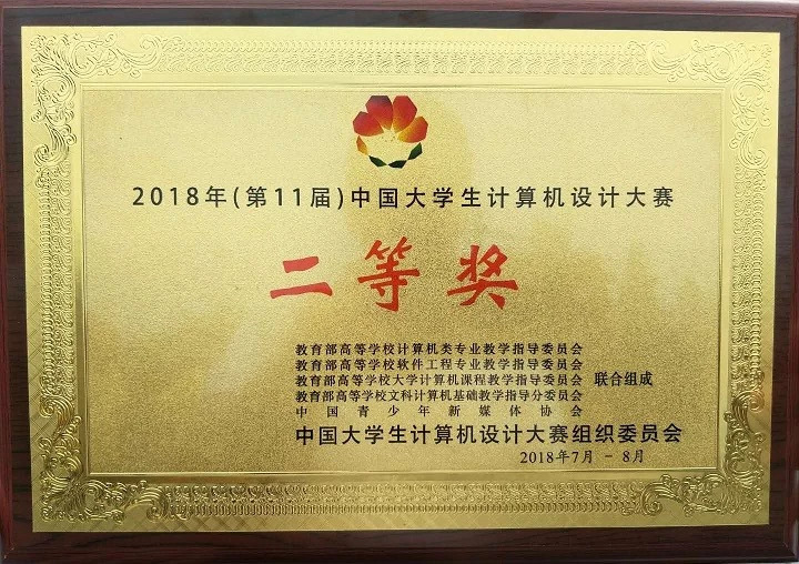 我院学生在第11届中国大学生计算机设计大赛全国赛中荣获佳绩