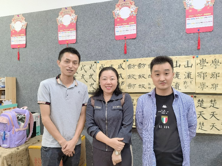 美术学院党委副书记王国英一行走访校友企业——深圳市笔阵教育咨询有限公司